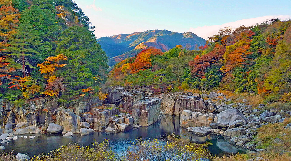 上松 寝覚の床ねざめのとこ