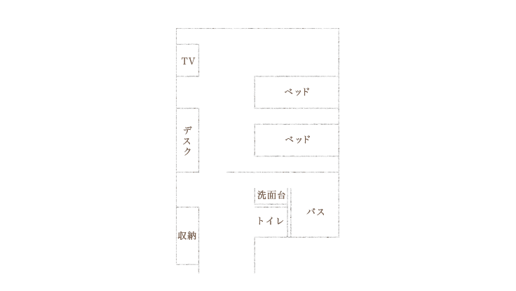 洋室間取り図